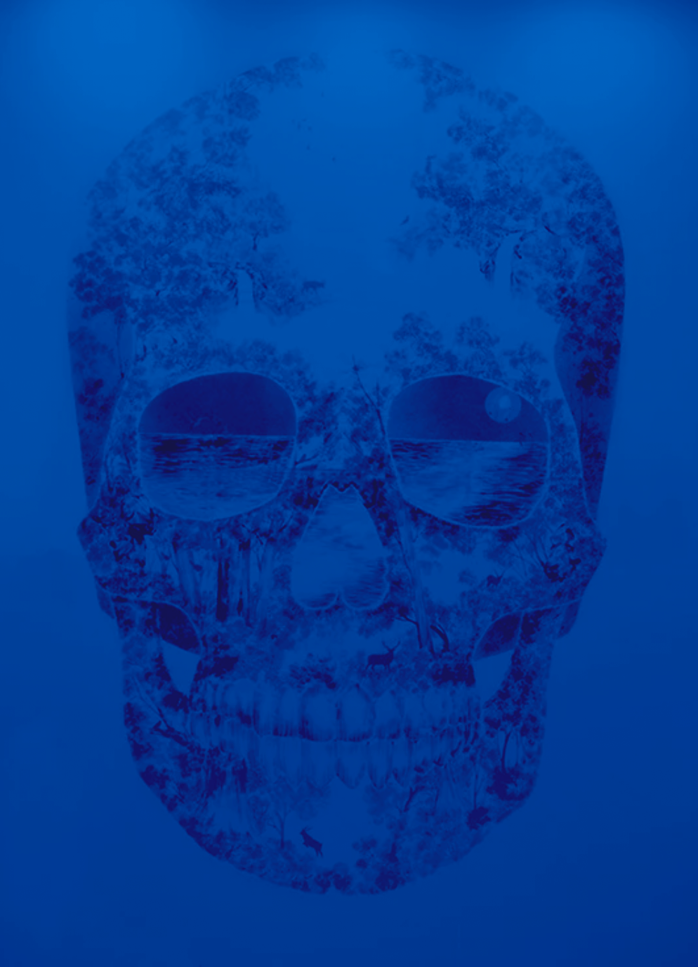 skull (blue)